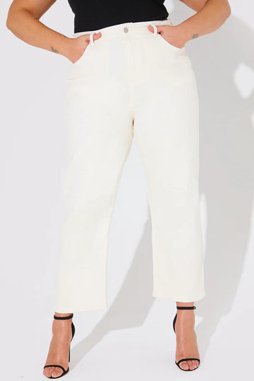 Ankle Grazer Straight Leg Jean